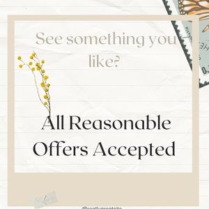 I accept most offers :) Bundle and save!